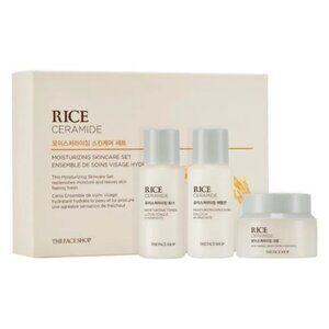 The Face Shop Rice & Ceramide Travel Kit - TONER EMULSION MOISTURIZER